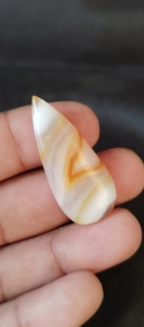 Cabochons d'agate d'iris jaune du Botswana naturel de haute qualité pierres précieuses en vrac pour la fabrication de bijoux-tailles mélangées faites à la main lisse - Product Image 3