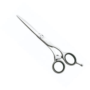 Vente en gros de ciseaux de coiffeur de 6 pouces lame en acier inoxydable couleur argent avec repose-doigt pour la coiffure - Product Image 1