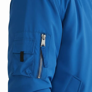 Chaqueta Bomber de Invierno para Hombre al por Mayor, Logotipo Personalizado en la Parte Delantera, Resistente al Viento, Transpirable, Alta Calidad, Precio - Product Image 4