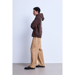 Custom Logo Unisex <b>Elastic</b> <b>Waist</b> Plain Jogger Thick Cotton Sweatpants Flare <b>Trousers</b> Custom Loose Fit Joggers <b>Men</b> - Product Image 4