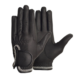 Derniers modèles de gants équestres Gants d'équitation en cuir véritable Gants d'équitation de sport de plein air avec logo personnalisé Gants de course de chevaux pour hommes - Product Image 1