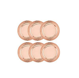 ชุดจานชาร์จทองแดงสุดหรูชุดเครื่องใช้บนโต๊ะอาหารสำหรับอาหารค่ำทำด้วยมือสินค้าขายดี - Product Image 2