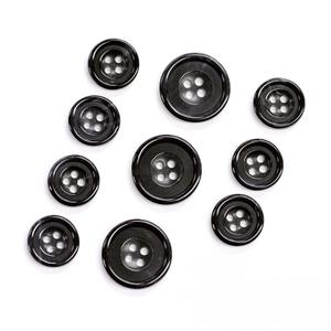 Botón Natural de Cuerno de Búfalo al por Mayor, Acabado en Blanco para Accesorios de Ropa, Alta Calidad - Product Image 2