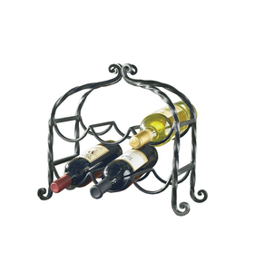 Estante de almacenamiento de soporte de botella de Metal de fiesta de aspecto moderno para despensa de cocina comedor Bar portabotellas último diseño - Product Image 6