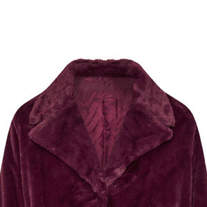 เสื้อโค้ทขนสัตว์สำหรับผู้หญิงมีให้เลือกทุกขนาดและหลายสีราคาสมเหตุสมผลสวมใส่ง่ายแบบพรีเมี่ยม - Product Image 4