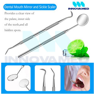 Service léger OEM ODM Instruments d'hygiène dentaire manuels en acier inoxydable certifiés CE Logo personnalisé Oral de haute qualité - Product Image 4