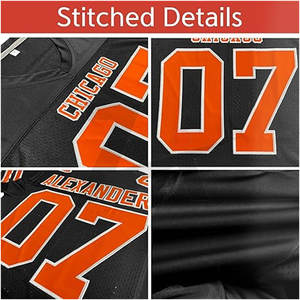 Équipement personnalisé Maillot de football américain Réversible Uniforme de football universitaire Premium Respirant 100% Polyester USA Football Wear - Product Image 3