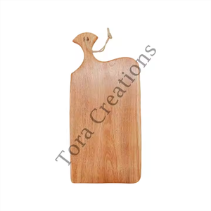 Planche à découper monobloc en bois de neem naturel planche à découper multi-usage de qualité exportée pour fruits et légumes sans joints - Product Image 3