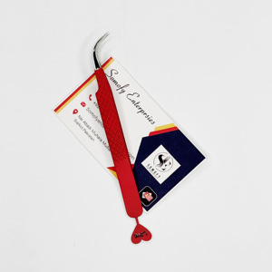 Pinzas de pestañas en forma de corazón de Color personalizado Aislamiento sostenible Grado curvo personalizado Herramienta de extensión de pestañas Nueva belleza - Product Image 5