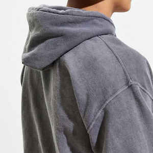 Sweat à capuche moderne et unique délavé à l'acide Demande du client Prix bas Top vente Votre propre logo Fabricant professionnel Sweats à capuche pour hommes - Product Image 4