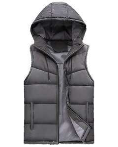 เสื้อกั๊กขนสัตว์แบบยูนิเซ็กซ์ กันลม กันน้ำ สไตล์ลำลอง สำหรับฤดูหนาว คอจีน บริการ OEM - Product Image 4