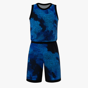High Quality Custom Color Sublimated Basketball Uniform Set Breathable 100% <b>Polyester</b> Sleeveless Team Jersey <b>Shorts</b> for - Product Image 1