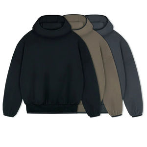 Sudadera con capucha extragrande para hombre, estilo urbano, de algodón grueso, para la temporada de invierno. - Product Image 1