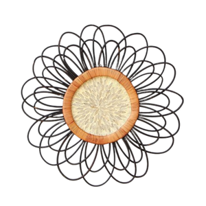 ตัวเลือกที่ดีที่สุดดอกไม้แบบแอบสแตรกหวายตกแต่งผนังที่สะดุดตาแม่ไข่มุกแบบเรียบง่ายงานฝีมือของช่างฝีมือชาวเวียดนาม - Product Image 3