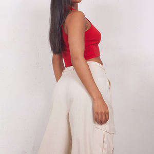 100% coton 2026 personnalisé col rond sans manches grande taille décontracté été court femmes ajusté Performance haut débardeur - Product Image 4