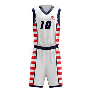 Logotipo personalizado hecho hombres ropa deportiva uniforme de baloncesto OEM personalizado secado rápido uniforme de baloncesto - Product Image 2