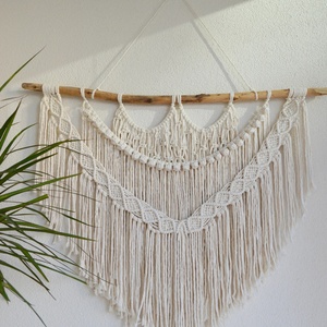 Colores y tamaños personalizados Macramé para colgar en la pared Bohomie Cotton Cord Fabricante de Vietnam Lujoso arte de pared - Product Image 5