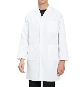 Blouse de laboratoire médical Blouse de laboratoire unisexe blanche avec logo personnalisé Uniformes de clinique pour médecins et infirmières Personnel médical OEM Vente en gros ODM - Product Image 1