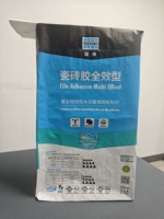 Custom High-strength, Moisture-resistant Kraft Paper square Valve Bags with Full-color Printing. PP Valve Cement Woven Sack Bags