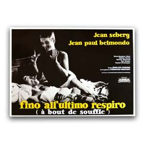 Modern Style 'A Bout De Souffle' Breathless <b>Poster</b> Made of Paper for Wall Usage - Product Image 1