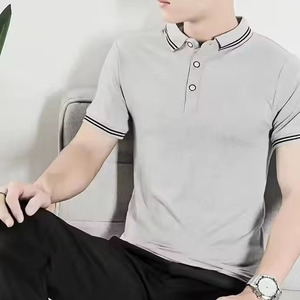 เสื้อโปโลกีฬาสำหรับผู้ชายเสื้อยืดโปโลแขนสั้นใส่สบายสีพื้นใส่ได้ทั้งชายและหญิง - Product Image 4