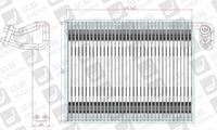 Evaporador de aire acondicionado para ISUZU de 2012-2017 RC.700.156 31-0289 8982915310 290 TAMAÑO 235*38MM