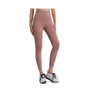 Ropa deportiva personalizada ropa de gimnasio mujeres cuello redondo Tops Fitness entrenamiento activo Leggings correr Yoga conjuntos para mujeres - Product Image 1