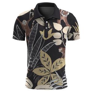 Polo de manga corta de alta calidad para hombre, camiseta de moda de verano 100%, elementos de estilo de negocios con patrón sólido a rayas - Product Image 6