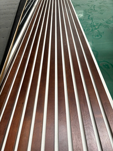 Paneles de pared de fieltro acústico insonorizados modernos de alta calidad, listones de madera de goma MDF para muebles interiores de dormitorio para Hospital - Product Image 6