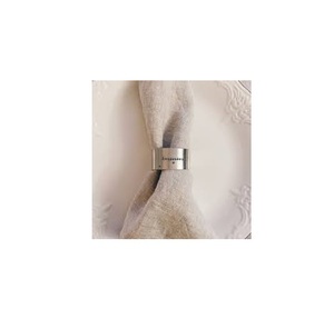 Porte-serviettes en aluminium de qualité Standard, décoration de fête de mariage, emballage personnalisé, prix d'usine - Product Image 2