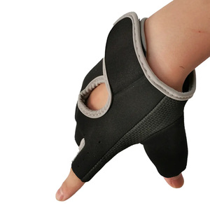 Mess Sports Adjustable Breathable Polyester Half Finger Sport Workout Fitness <b>Weight</b> Lifting <b>Gloves</b> for Cross <b>Training</b> Men Women - Product Image 5