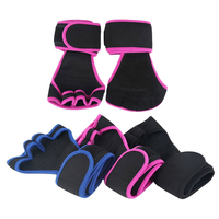 Gants de musculation unisexes antidérapants en néoprène robuste, légers et extensibles, à demi-doigts, avec sangle de poignet réglable pour le cross-training