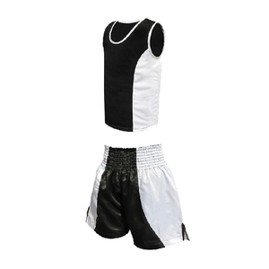 Nouvelle impression par sublimation en gros uniforme de boxe pour hommes et bonne qualité 100% polyester uniforme de combat - Product Image 1