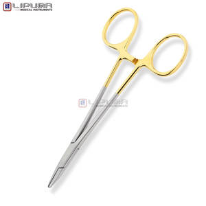 Soporte de aguja Premium Halsey Smooth TC 5 \ "(13cm) Instrumentos quirúrgicos de acero inoxidable Trinquete manual Mordazas rectas Seguridad MOL - Product Image 5