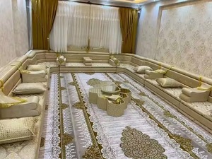 Modern Moroccan <b>Majlis</b> <b>Sofa</b> Arabic Maghribi Majles for Outdoor Dining Hotel Use with Practical Storage Features Arabian Style - Product Image 3