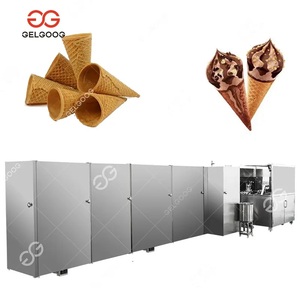 Trung Quốc Nhà sản xuất đường CuộN tiếng ồn thấp cấp bán tự động New Top giòn <span class=keywords><strong>Ice</strong></span> <span class=keywords><strong>Cream</strong></span> Cone Máy làm - Product Image 2