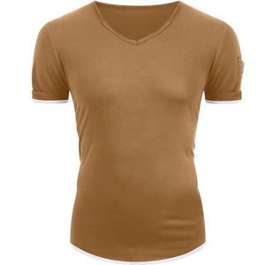 Camisetas Personalizadas de Manga Corta para Hombre, Corte Regular, Tejido de Poliéster/Algodón, Secado Rápido, Transpirables, con Logotipo Personalizado - Product Image 4