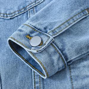 Chaqueta de mezclilla para hombre hecha a medida con el mejor diseño de chaquetas de mezclilla cálidas transpirables de alta calidad con logotipo/tamaño/logotipo personalizado - Product Image 3