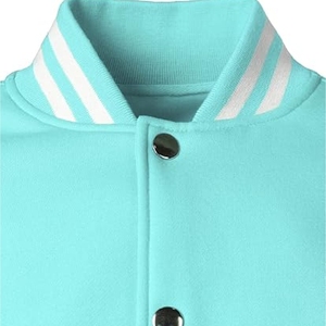 Venta al por mayor Unisex Carta Invierno Frente a prueba de viento Hip Hop Elegante Moda Popular Lona de alta calidad Transpirable Béisbol Varsity - Product Image 4