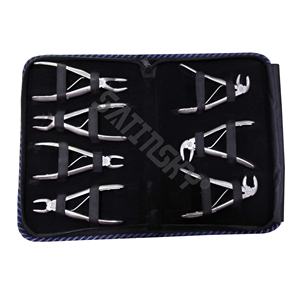 Fórceps de extracción dental específicos para recuperar fragmentos de raíz fabricados con fuente de alimentación manual AISI 420 - Product Image 6