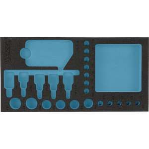 Inserto de Espuma Suave de 2 Componentes Hazet para Estuches de Herramientas 163-192/24 - Product Image 1