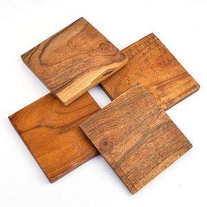 Square Wooden Free Coasters in Best Price For Office Restaurant Hotel Use From India - Product Image 6