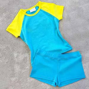 ชุดเสื้อผ้า100% 2ชิ้นสำหรับผู้หญิงชุดผ้าฝ้ายน้ำหนักเบาระบายอากาศได้รวดเร็วพิมพ์โลโก้ตามสั่ง - Product Image 1