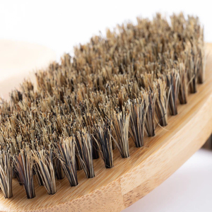 Brosse à barbe en bois MORGANS INDUSTRIES avec poils naturels mélangés et peigne assorti - Idéale pour les voyages et respectueuse de l'environnement - Product Image 5