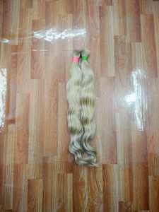 Extensiones de Cabello Humano Rubio de Primera Calidad, Duraderas y Fáciles de Peinar, Disponibles en Grandes Cantidades - Product Image 4