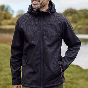 Chaqueta de carcasa blanda para hombre de alta visibilidad, diseño moderno a prueba de viento, ropa de trabajo de talla grande para exteriores, chaqueta para hombre - Product Image 1