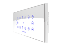 Nuevo Panel de Interruptores Inteligentes WiFi de 8 Canales, Compatible con la Aplicación Tuya, Control por Voz de Google Alexa, Interruptor de Luz de Pared con Certificación CE, Fox Domotics