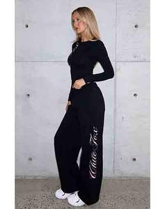 ชุดเซ็ทลำลองผู้หญิง 2 ชิ้น ผ้าเนื้อดี ปักลาย สำหรับฤดูหนาว - Product Image 6