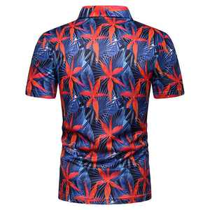 เสื้อยืดโปโลผ้าฝ้าย100% พิมพ์ลายแบบระเหิดสำหรับผู้ชายทรงหลวมมีทุกขนาดให้เลือก - Product Image 2