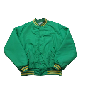 Vente en Gros 2025 Hommes Oversize Personnalisé Satin Varsity Brodé Col Rabattu Femme Veste - Product Image 1
